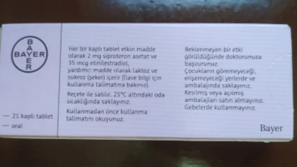 قرص دیان (سیپروترون کامپاند خارجی)