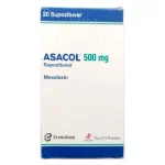 شیاف آساکول 500 میلی گرم