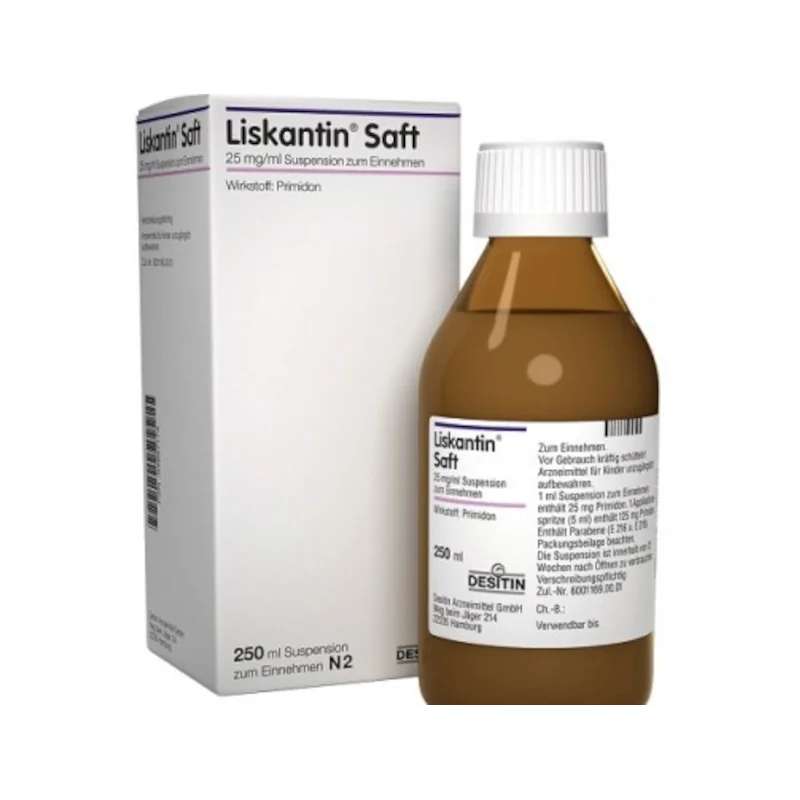خرید سوسپانسیون لیسکانتین 250 میلی لیتر (پریمیدون) - Liskantin Suspension